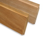Dubbele rabatplank | Rabat systeem | Bangkirai | 21 x 145 mm | 180 cm