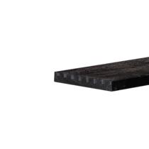 Topgold vuren vlotdeel ruw | 25 x 275 | ZWART gespoten 500cm