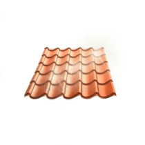 Tata Steel | Dakpanplaat glans | Kingstile | Terracotta | 450 mm