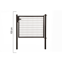 Giardino | Napoli enkele poort | 100cm | RAL9005 Zwart