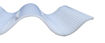 Meerwandige Polycarbonaat golfplaat opaal 122 x 110