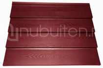 Tata Steel | Wandprofiel Holland Rabat Woodgrain | Rood | 2000 mm