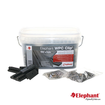 Elephant | Polymer Clips | Antraciet