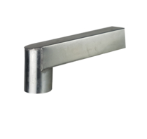 Zinken stadsuitloop | Ø80 | 60 x 80 mm