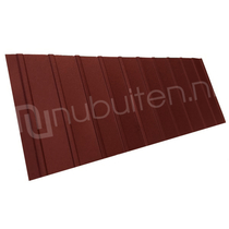 Arcelor Mittal | Damwandplaat mat | T6 dak | Rood | 450 mm