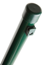 Giardino | Ronde paal met spandraadhouders | 40mm | 120cm | RAL6005 Groen