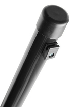 Giardino | Ronde paal met spandraadhouders | 40mm | 120cm | RAL9005 Zwart