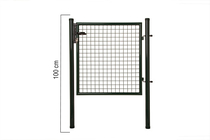 Giardino | Enkele poort | 100cm | RAL6005 Groen