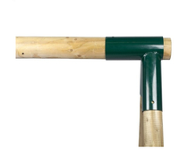 Hoekverbinding rond | 120 x 100 mm | Groen