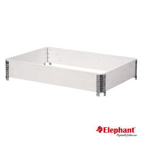 Elephant | Trendline tuinkist wit | 60x80 cm