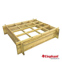 Elephant | Trendline moestuinkader | 100x100 cm
