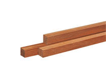 Hardhouten paal | 70 x 70 mm | Azobé | 150 cm