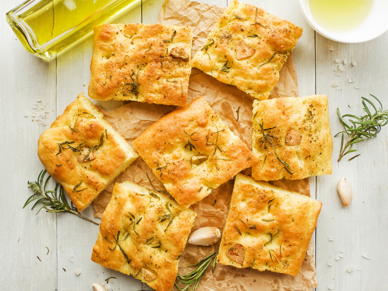 Ricetta: focaccia al grano saraceno senza glutine