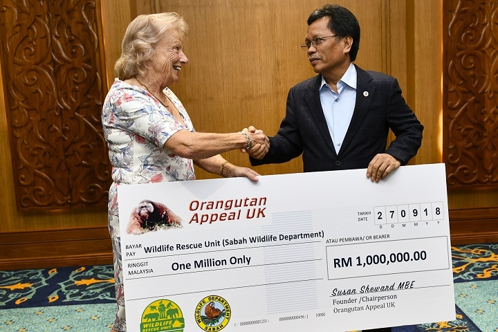 RM1 million pledge to help conservation efforts  Orangutan Appeal