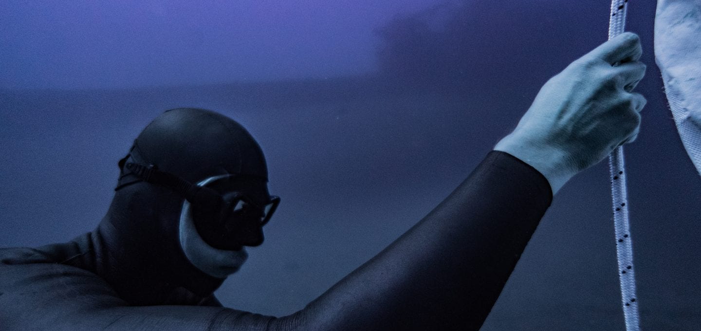 HMS Perseus freedive submarine wreck freediving line
