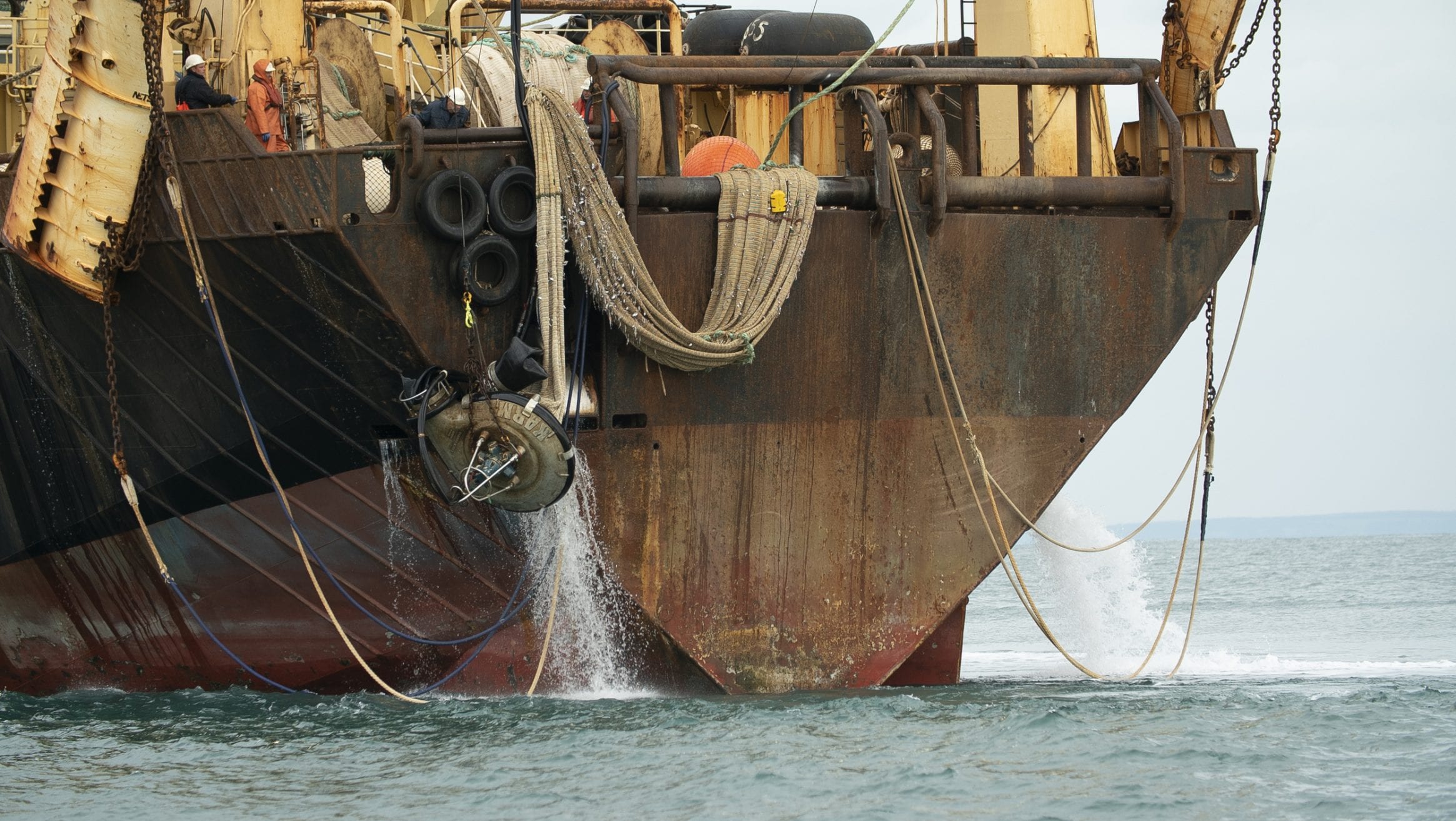 Margiris supertrawler fishing in the English Channel