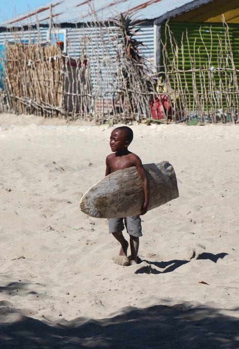 surfing in Madagascar local surfer