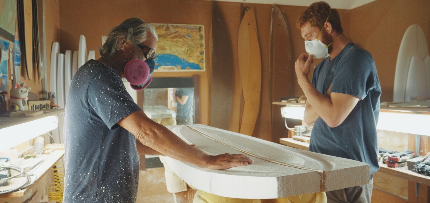 surf board shaping Cigarette Surfboard