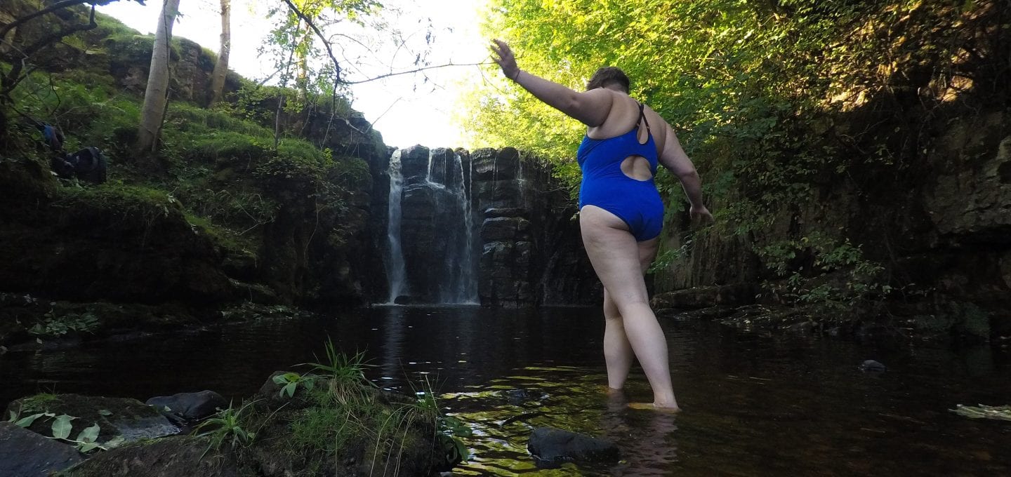 wild swimming waterfalls