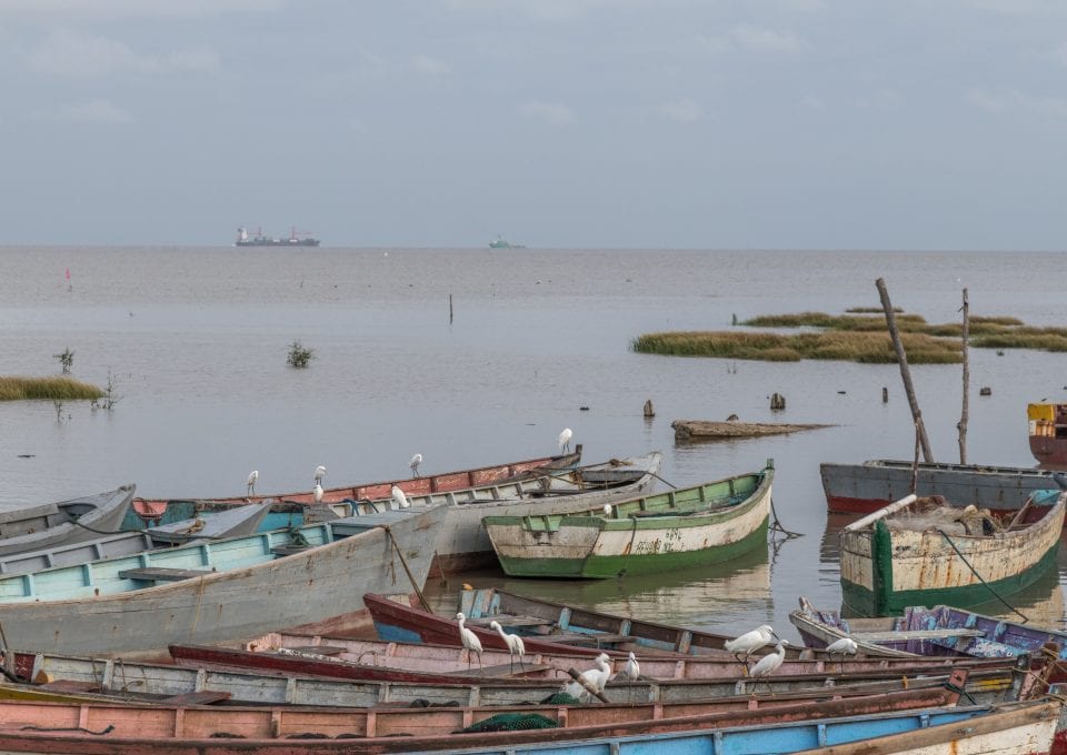 Guyana World Bank Big Oil offshore drilling fishing boats