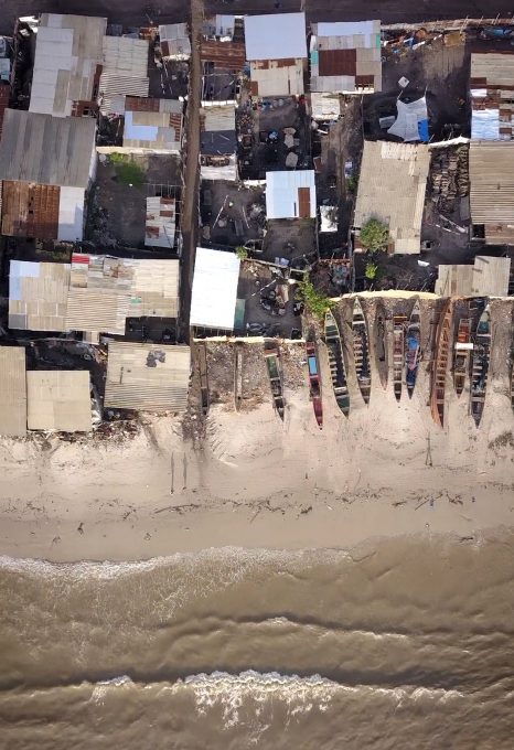 Shark fishing Republic of Congo TRAFFIC drone