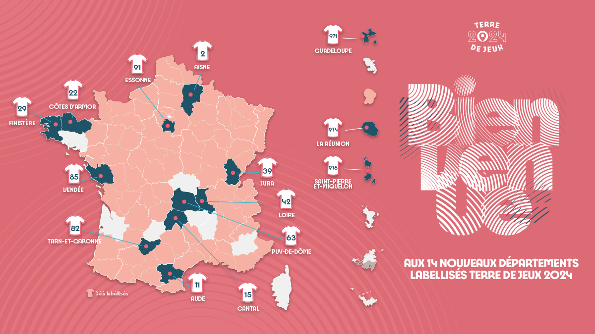 Paris 2024 : La Guadeloupe, Saint-Pierre-et-Miquelon et La Réunion labellisées « Terre de Jeux 2024»