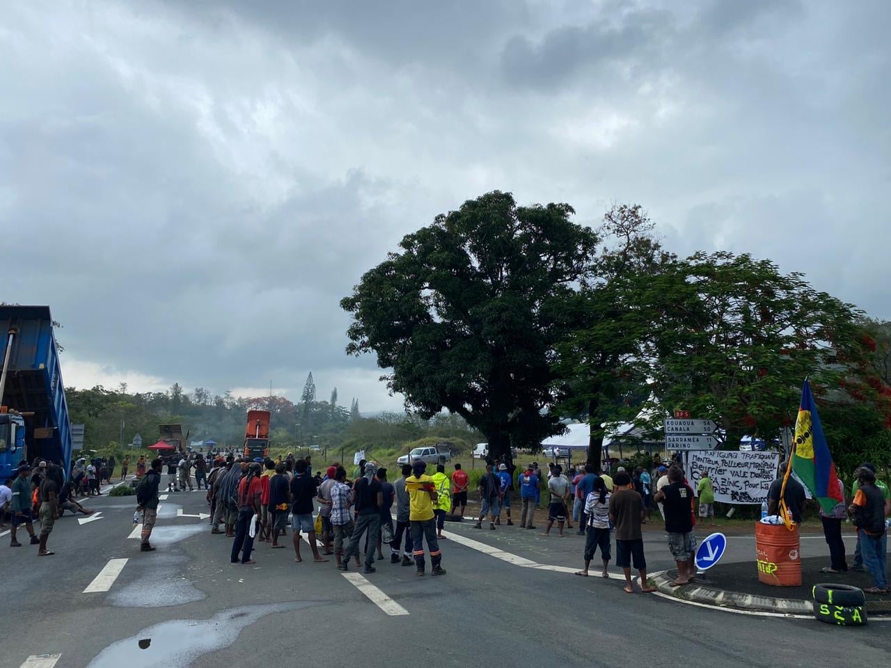 Vale NC a annoncé l'officialisation de la reprise de l'Usine du Sud alors que la situation est tendue sur place ©Caledonia