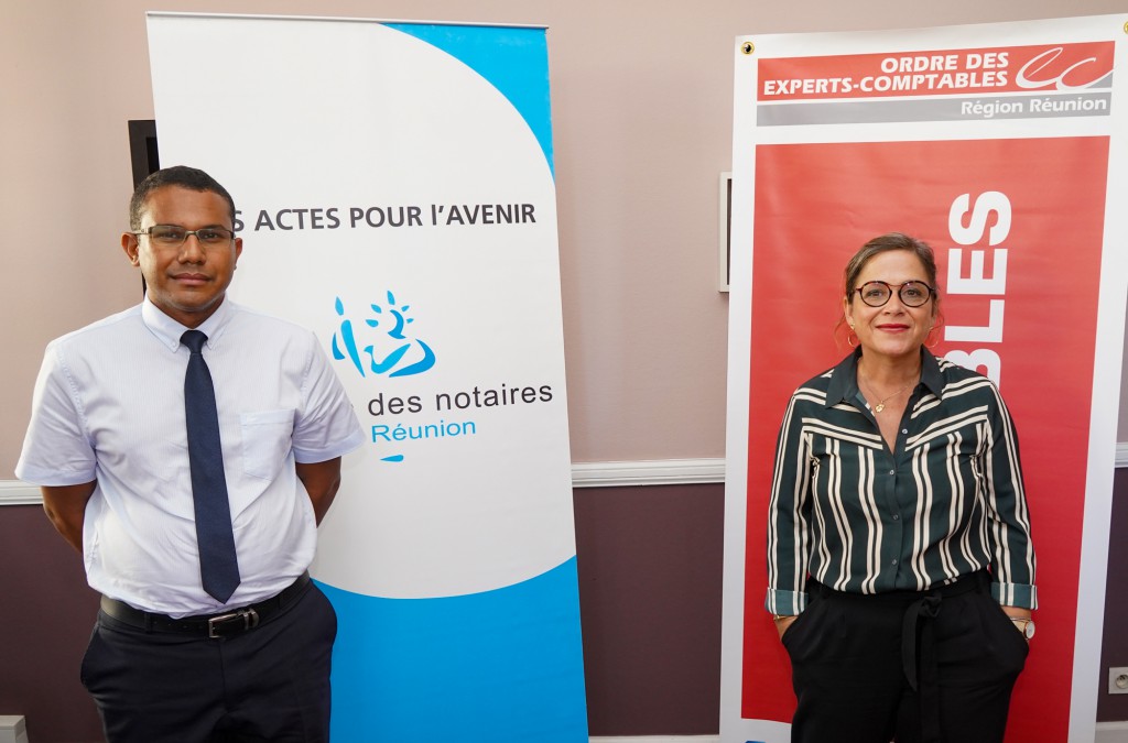 Me Haroun Patel et Mme Katy Hoarau © DR