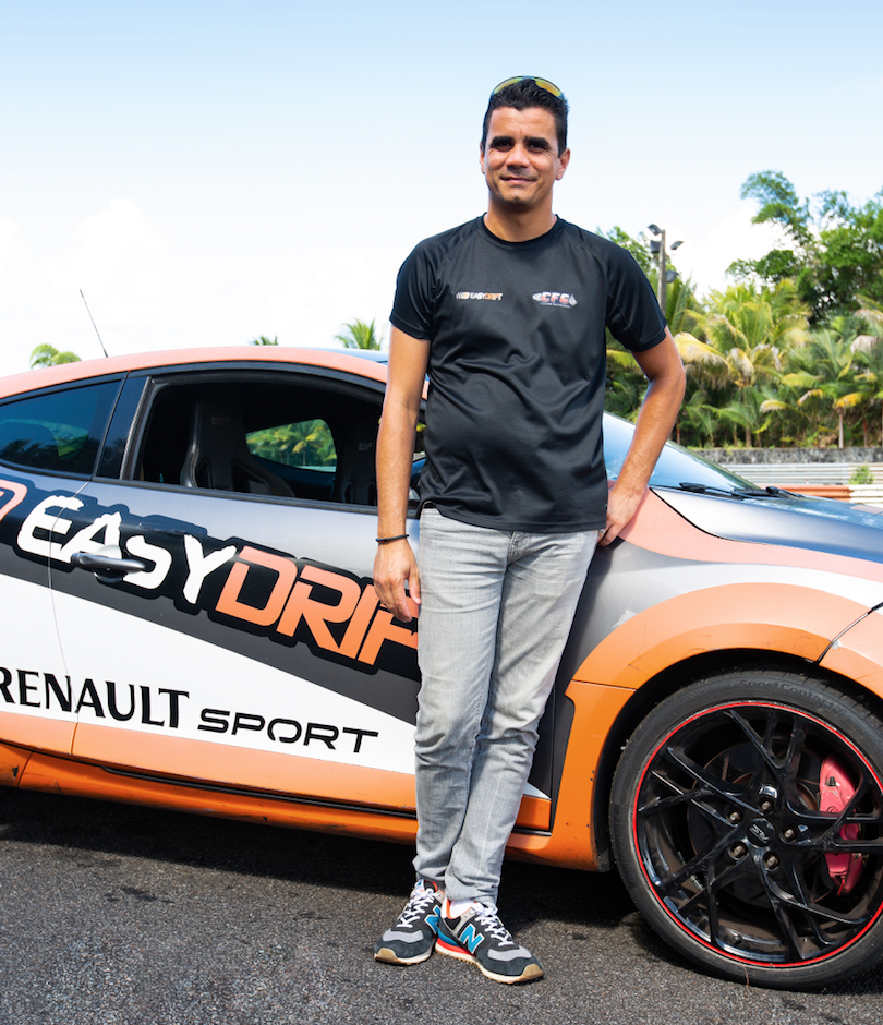 Cédric Chane, le pilote réunionnais transmet son amour de l&rsquo;asphalte aux futurs champions