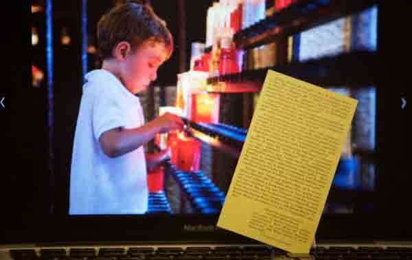 To send news about a favor received 