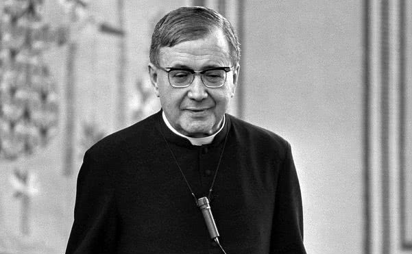 Prayer card for Saint Josemaria