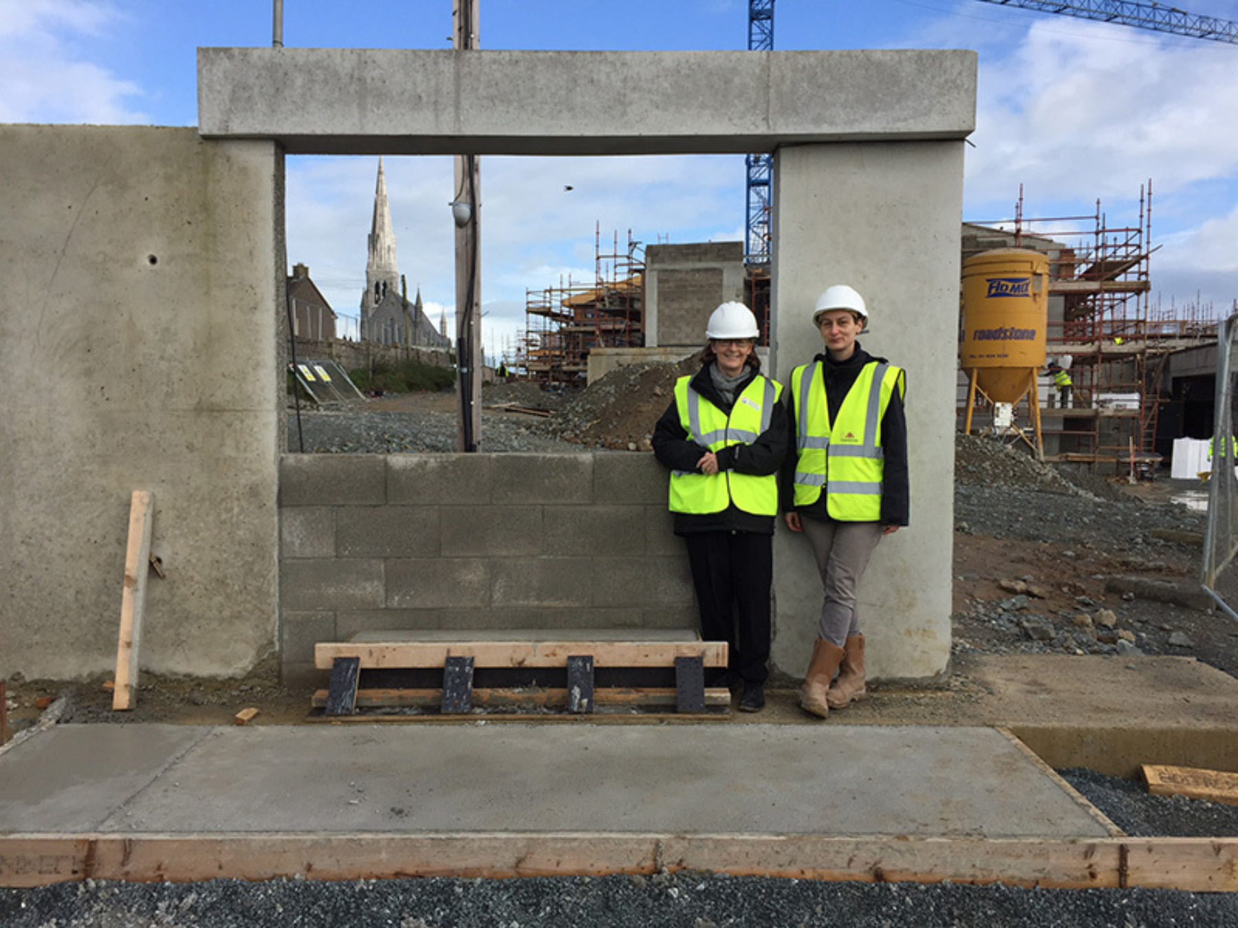 On site at Kilmallock — O’Donnell + Tuomey
