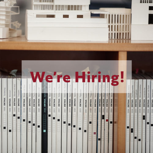 Current Vacancy: Architectural Technologist / Technical Architect (Dublin)