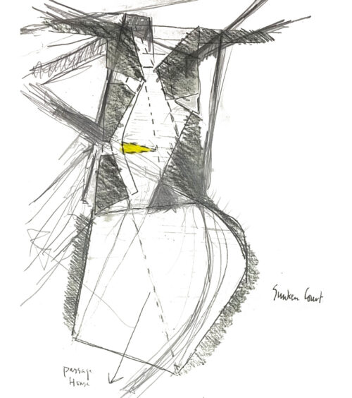 Stone Vessel: Sketch plan