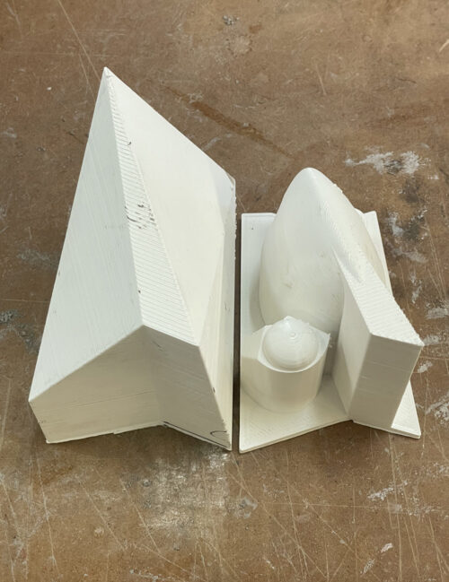 Stone Vessel: 3D printed exterior and interior volumes