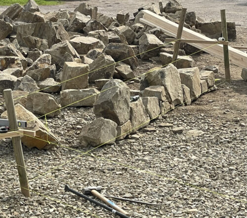 Stone Vessel: Japanese boulder walling