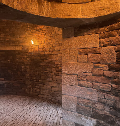 Stone Vessel: Interior with lantern