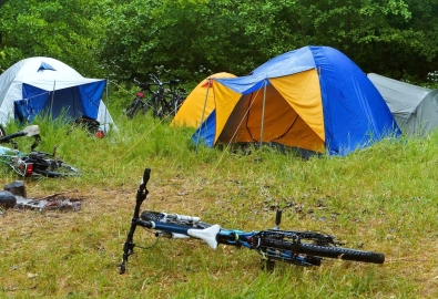Omdenken Door Kinderen Camping Kleiner