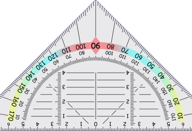 Schouderklopje Geodriehoek