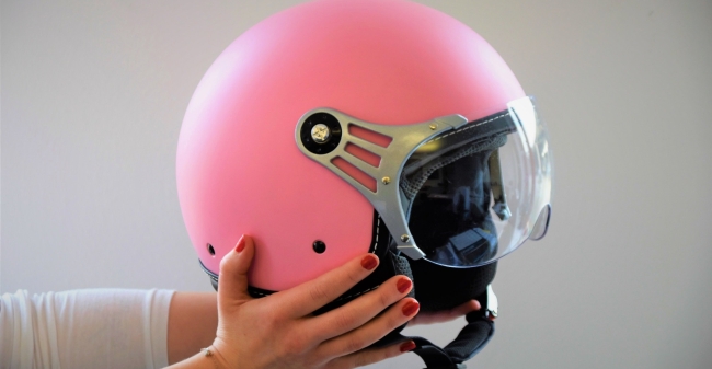 Ikje Roze Helm Foto