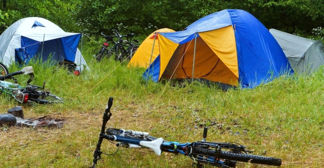Omdenken Door Kinderen Camping Kleiner