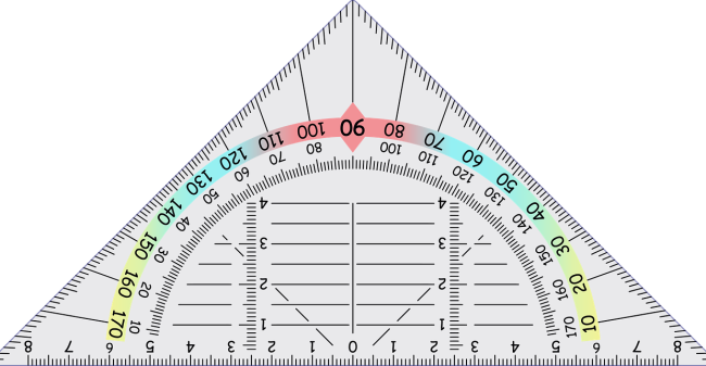 Schouderklopje Geodriehoek