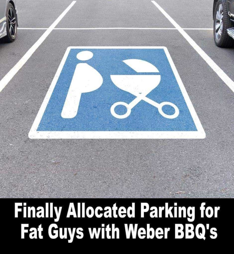 Dikke Mannen Met Een Bbq