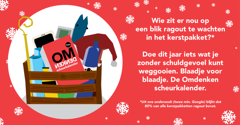 Kerstpakker Scheurkalender Reclame
