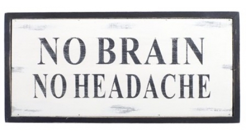 No Brain Bijgesneden