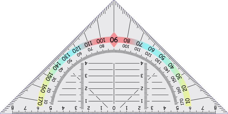 Schouderklopje Geodriehoek