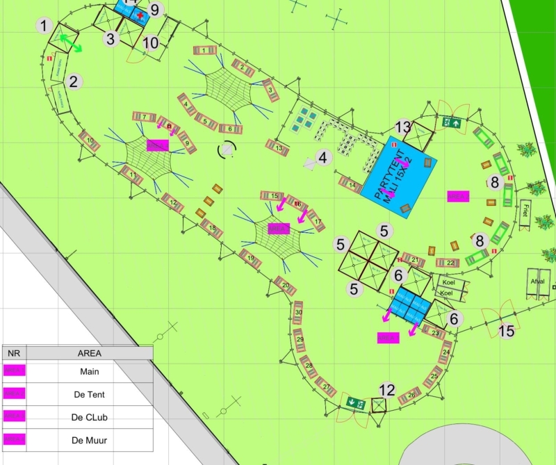 Trailer Fest Plattegrond