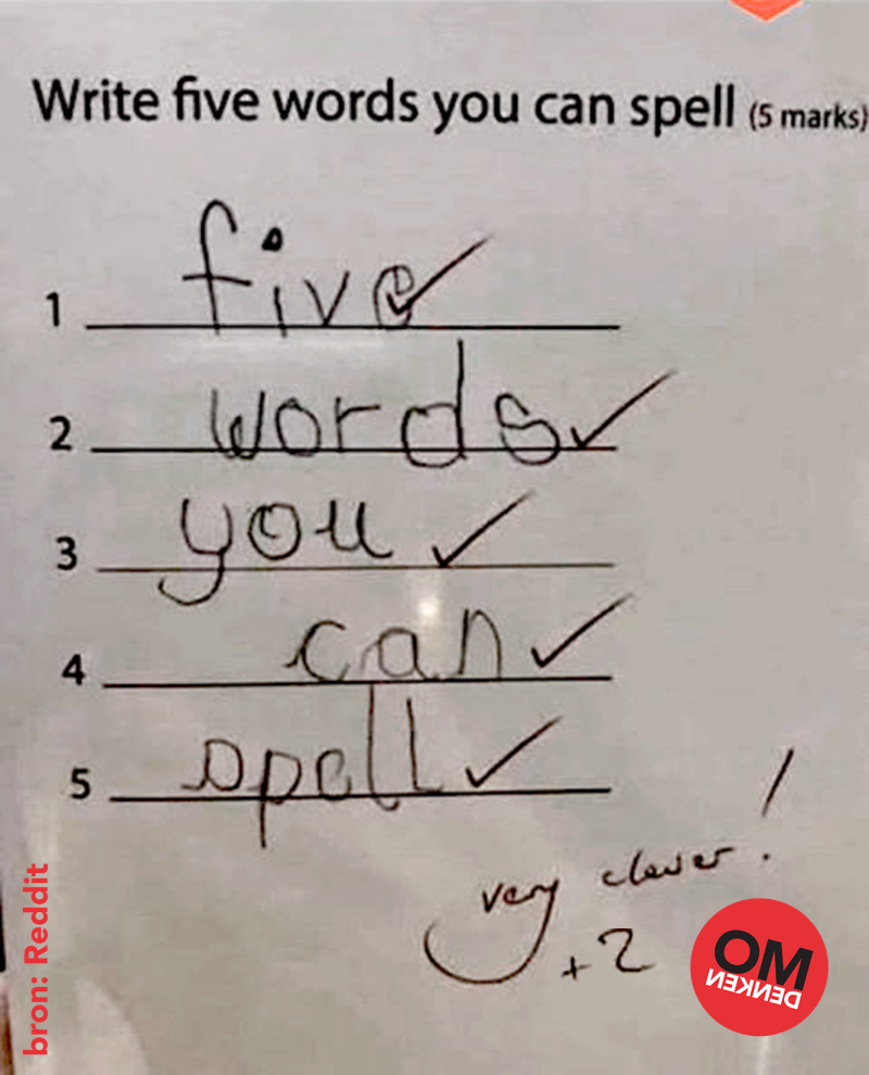 Five Words You Can Spell 1