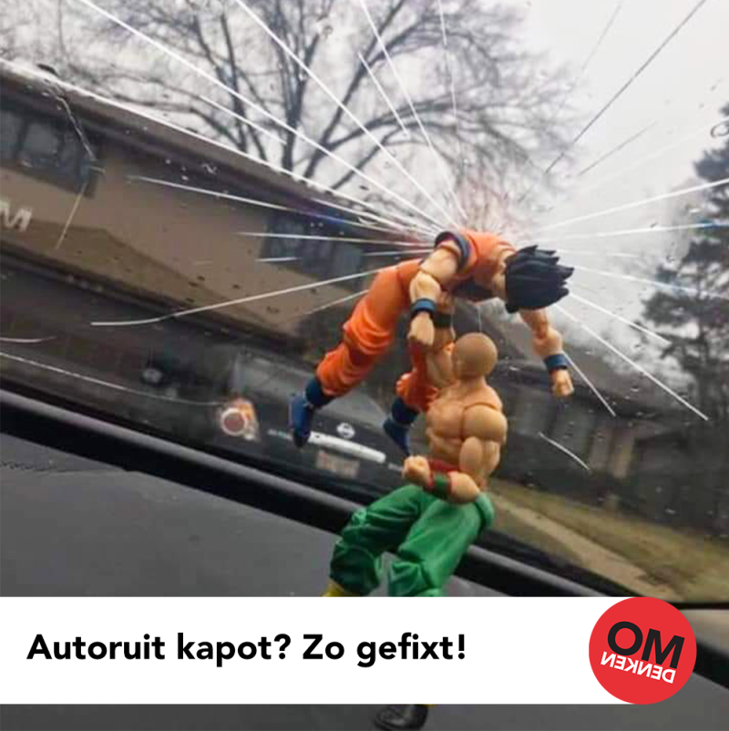 Kapotte Autoruit Gefixt