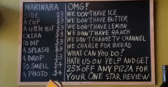 Slechte Review Graag